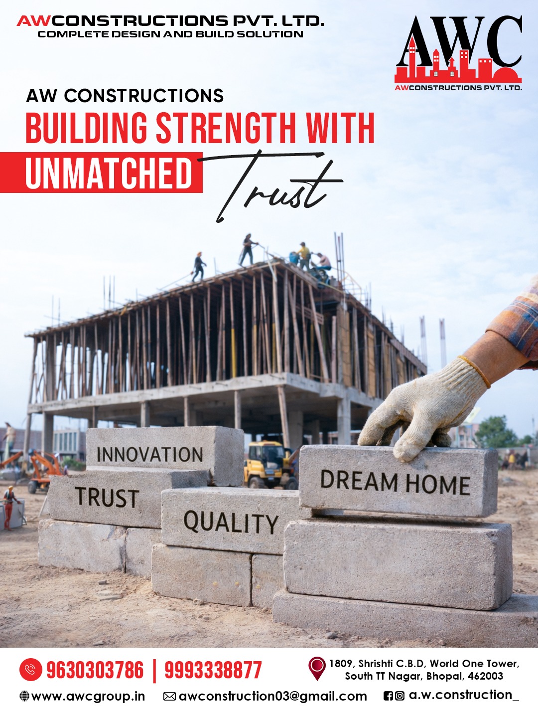 bungalow construction company in bhopal